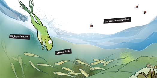 One Famished Frog & Ten Faraway Flies